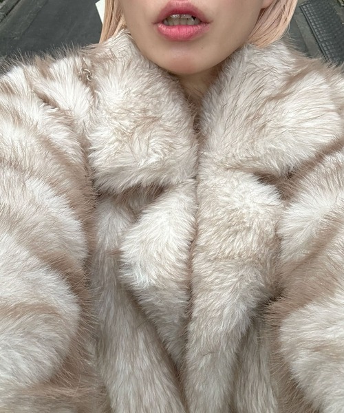 ボリューミーファーコート（その他アウター）｜Alley Tokyo（アリー