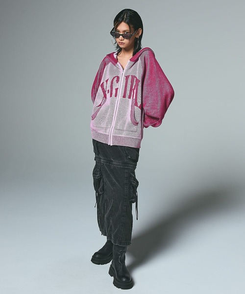 X-girl(エックスガール)の「CONVERTIBLE CARGO SKIRT(スカート・レディース・ブラック/カモフラージュ・S/M)」の17枚目の写真