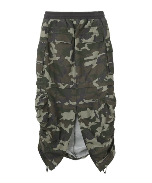 X-girl(エックスガール)の「CONVERTIBLE CARGO SKIRT(スカート・レディース・ブラック/カモフラージュ・S/M)」の22枚目の写真