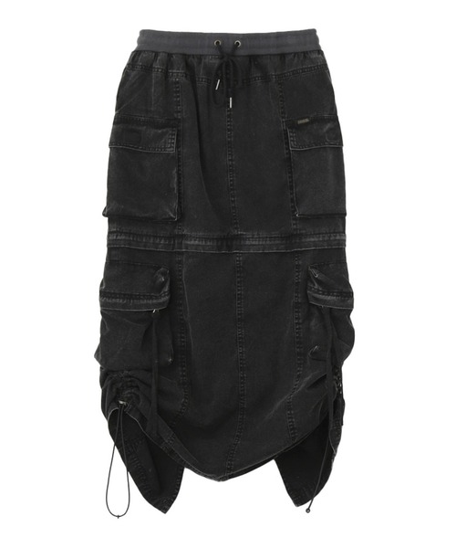 X-girl 2wayカーゴスカート X-girl（エックスガール） スカート CONVERTIBLE CARGO SKIRT