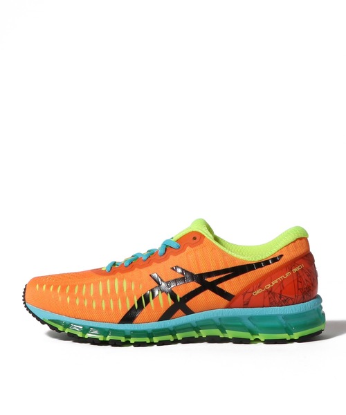 ASICS(アシックス)の「asics / GEL-QUANTUM 360 I(スニーカー・メンズ・オレンジ/グリーン・27.5/28.5/26.5)」の2枚目の写真