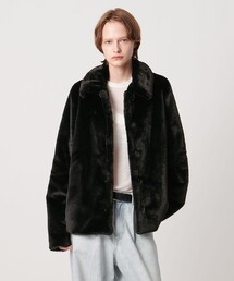 ＜AEWEN MATOPH＞フェイクファーショートコート