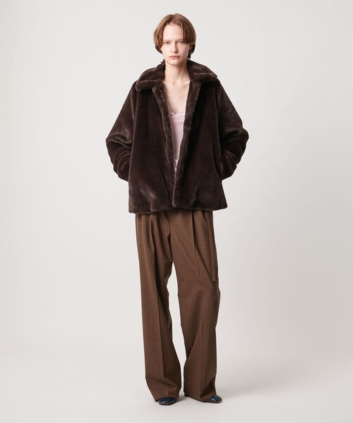 セール】＜AEWEN MATOPH＞フェイクファーショートコート（その他