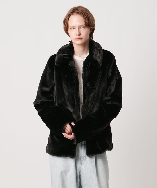 セール】＜AEWEN MATOPH＞フェイクファーショートコート（その他