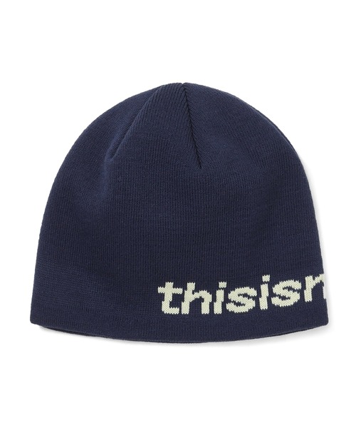 thisisneverthat(ディスイズネバーザット)のSP-Logo No Cuff Beanie(ニットキャップ/ビーニー)