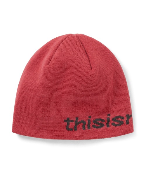 thisisneverthat(fBXCYlo[Ubg)SP-Logo No Cuff Beanie(jbgLbv/r[j[)