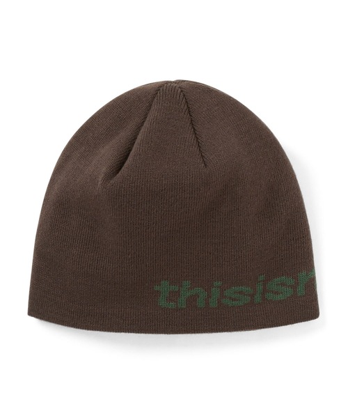 SP-Logo No Cuff Beanie（ニットキャップ/ビーニー）｜thisisneverthat