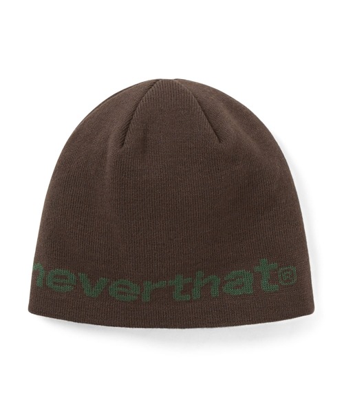 thisisneverthat(ディスイズネバーザット)の「SP-Logo No Cuff Beanie(ニットキャップ/ビーニー・メンズ・ネイビー/ブラウン/ライトグレー/レッド系その他・FREE)」の5枚目の写真