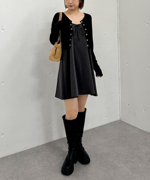 セール】'バイアスチェックアソートミニキャミワンピース'（ワンピース