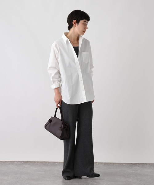 studio CLIP(スタディオクリップ)の「《ウタオ》ベーシックシャツ(シャツ/ブラウス・レディース・ホワイト/ライトブルー・FREE)」の5枚目の写真