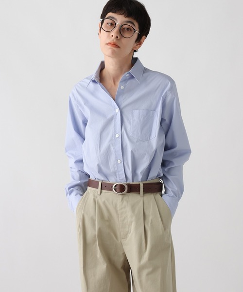 studio CLIP(スタディオクリップ)の「《ウタオ》ベーシックシャツ(シャツ/ブラウス・レディース・ホワイト/ライトブルー・FREE)」の16枚目の写真