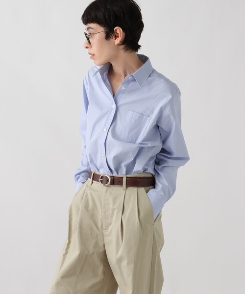 studio CLIP(スタディオクリップ)の「《ウタオ》ベーシックシャツ(シャツ/ブラウス・レディース・ホワイト/ライトブルー・FREE)」の17枚目の写真
