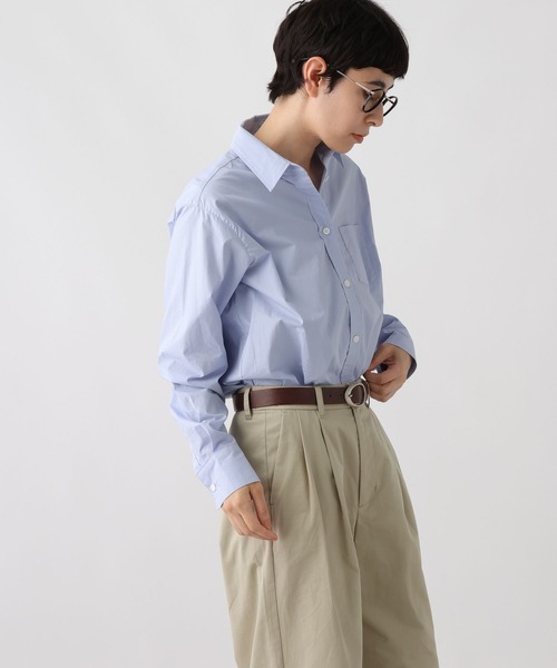 studio CLIP(スタディオクリップ)の「《ウタオ》ベーシックシャツ(シャツ/ブラウス・レディース・ホワイト/ライトブルー・FREE)」の18枚目の写真