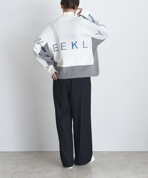 セール】ロゴJQトリミングタートルニット（ニット/セーター）｜Eimee