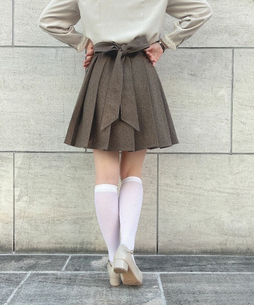 F i.n.t（フィント）の「バックリボン2wayエプロンジャンパースカート（ジャンパースカート・レディース・ブラウン/グレー・FREE）」の20枚目の写真