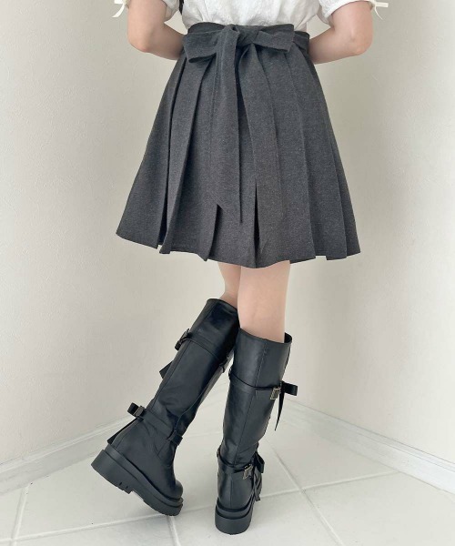 F i.n.t（フィント）の「バックリボン2wayエプロンジャンパースカート（ジャンパースカート・レディース・ブラウン/グレー・FREE）」の22枚目の写真