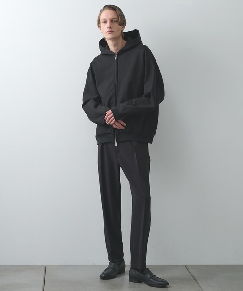 セール】【ATTACHMENT/アタッチメント】CO STRECH TERRY ZIP UP HOODIE