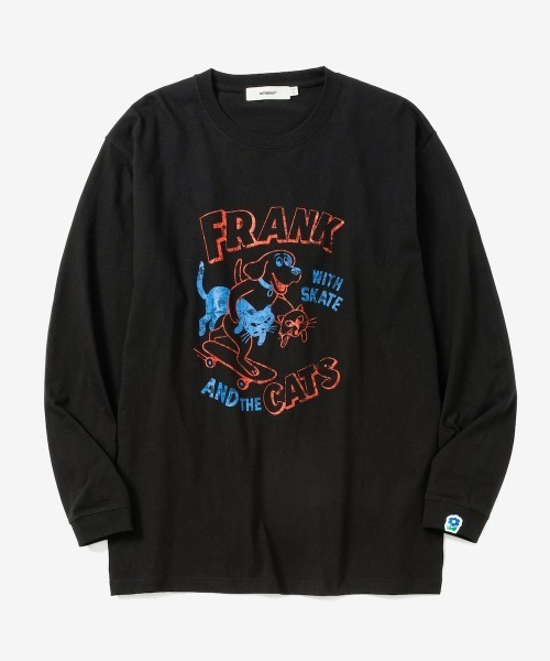 rehacer（レアセル）の「rehacer : Chill Friends L/S T-Shirt / チルフレンズ　ロングスリーブ Tシャツ（Tシャツ/カットソー・メンズ・ホワイト/ブラック・X-LARGE/LARGE/MEDIUM/SMALL）」の6枚目の写真