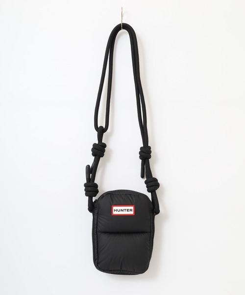 HUNTER（ハンター）の「HUNTER イントレピッド エクストラ パフド フォンポーチ（ショルダーバッグ・レディース・オフホワイト/パープル/ブラック・FREE）」の6枚目の写真