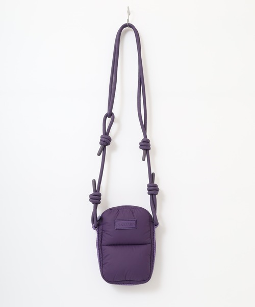 HUNTER（ハンター）の「HUNTER イントレピッド エクストラ パフド フォンポーチ（ショルダーバッグ・レディース・オフホワイト/パープル/ブラック・FREE）」の8枚目の写真