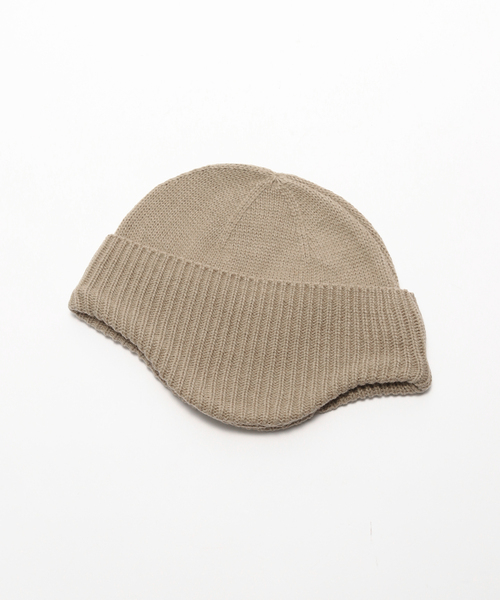 RACAL（ラカル）の「RACAL / ラカル Ear Short Watch（キャップ・メンズ・キャメル/ネイビー/チャコールグレー/ブラック・FREE）」の4枚目の写真