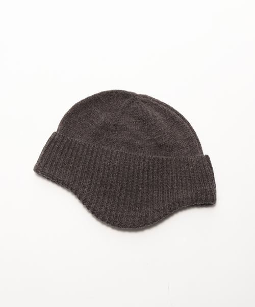 RACAL（ラカル）の「RACAL / ラカル Ear Short Watch（キャップ・メンズ・キャメル/ネイビー/チャコールグレー/ブラック・FREE）」の2枚目の写真