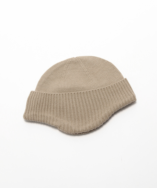 RACAL（ラカル）の「RACAL / ラカル Ear Short Watch（キャップ・メンズ・キャメル/ネイビー/チャコールグレー/ブラック・FREE）」の5枚目の写真