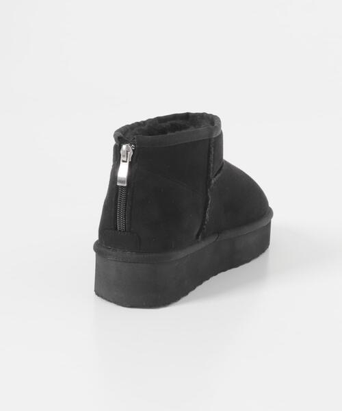 RODE SKO（ロデスコ）の「撥水フラッフィームートンブーツ（ブーツ・レディース・グレー/ブラック/キャメル・39/38/37/36）」の15枚目の写真