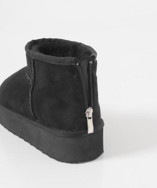 RODE SKO（ロデスコ）の「撥水フラッフィームートンブーツ（ブーツ・レディース・グレー/ブラック/キャメル・39/38/37/36）」の18枚目の写真