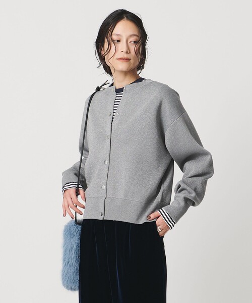 UNITED ARROWS ラメ ニット スウェット カーディガン UNITED ARROWS（ユナイテッドアローズ）の「ラメ ニット スウェット