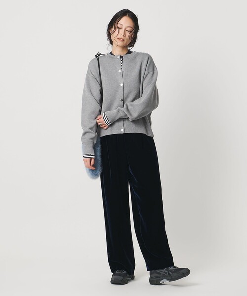 美品 アローズ ラメ ニット スウェット カーディガン ‐ウォッシャブル‐ UNITED ARROWS（ユナイテッドアローズ）の「ラメ ニット スウェット