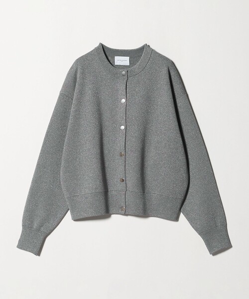 【美品】ラメ ニット スウェット カーディガン ‐ウォッシャブル‐ UNITED ARROWS（ユナイテッドアローズ）の「ラメ ニット スウェット