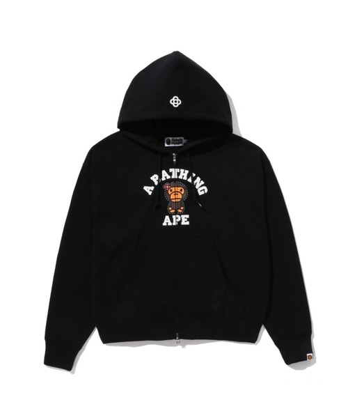 CYSTAL STONE COLLEGE BABY LISA OVERSIZED ZIP HOODIE（パーカー）｜A