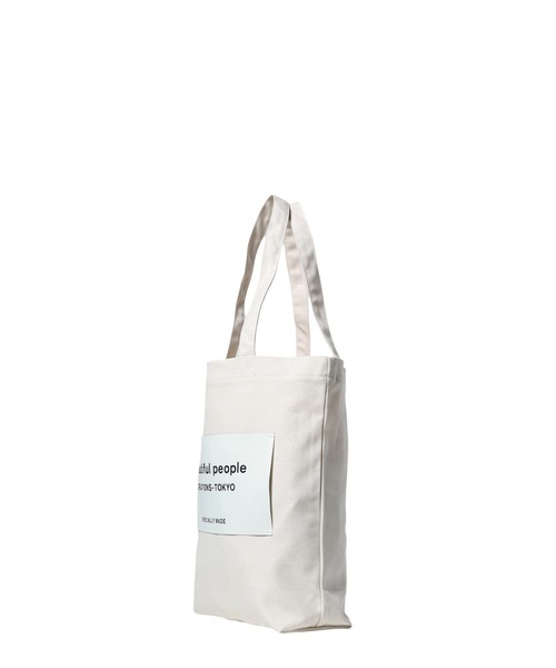 beautiful people（ビューティフルピープル）の「BP BIG NAME TOTE SDGS（トートバッグ・レディース・ベージュ・OS）」の3枚目の写真