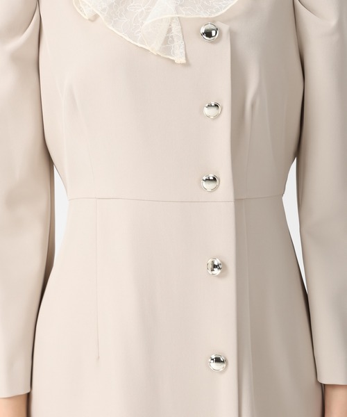 31 Sons de mode（トランテアン　ソン　ドゥ　モード）の「2025秋冬新作 レースフリルワンピース（ワンピース・レディース・ベージュ/ネイビー/ブラウン・S/M）」の18枚目の写真