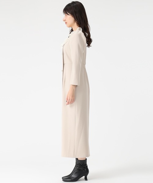 31 Sons de mode（トランテアン　ソン　ドゥ　モード）の「2025秋冬新作 レースフリルワンピース（ワンピース・レディース・ベージュ/ネイビー/ブラウン・S/M）」の14枚目の写真