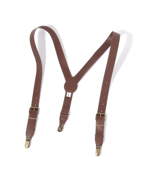 niko and...(ニコアンド)の「オリジナルPUサスペンダー(サスペンダー・レディース・ブラウン/ブラック・0)」の1枚目の写真