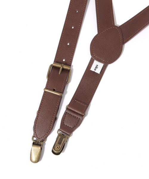 niko and...(ニコアンド)の「オリジナルPUサスペンダー(サスペンダー・レディース・ブラウン/ブラック・0)」の7枚目の写真