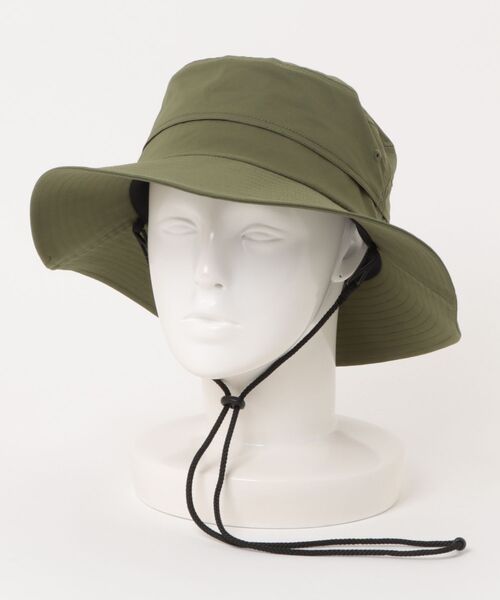 LACOSTE（ラコステ）の「【LACOSTE】ラコステ ONE POINT HAT　撥水速乾 ハット 蒸れにくいベンチレーション L1401（ハット・メンズ・カーキ/ブラック・58）」の2枚目の写真