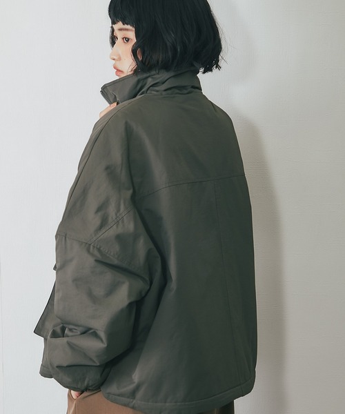 ANOTHER S（アナザーエス）の「襟バイカラーダブルファスナー中綿