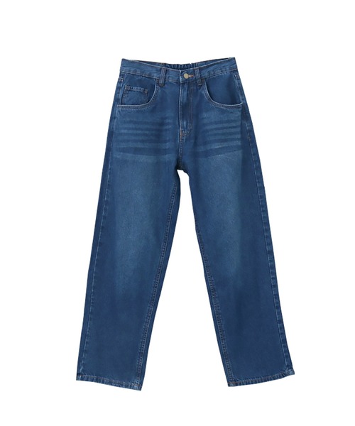 itto...(イット)の「デニムカーヴィーパンツ(デニムパンツ・レディース・ネイビー/ブルー/ワンウォッシュ・M/L)」の21枚目の写真