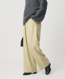 BEAUTY&YOUTH UNITED ARROWS | 裏起毛ジョーゼット ワイドパンツ ウォッシャブル(その他パンツ)