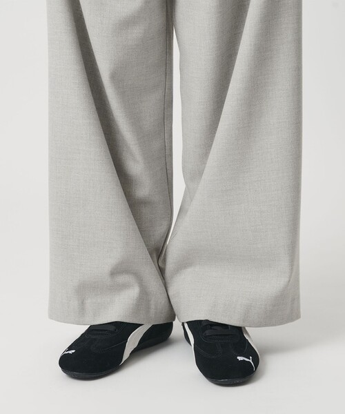 BEAUTY&YOUTH UNITED ARROWS(ビューティーアンドユースユナイテッドアローズ)の「裏起毛ジョーゼット ワイドパンツ ウォッシャブル(その他パンツ・レディース・ブラック/ライトグレー/ライム・XS/S/M)」の19枚目の写真