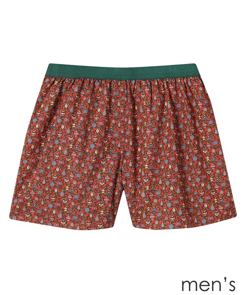 une nana cool（ウンナナクール）の「MADE WITH LIBERTY FABRIC 【綿100%】メンズトランクス（トランクス・メンズ・ナチュラル/オリーブ/クリアブラック・M/L）」の3枚目の写真