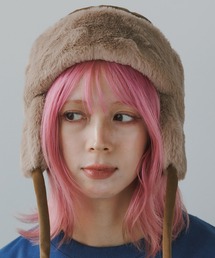 milsa/ミルサ  ウォッシャブル フェイクファー トラップハット