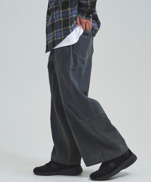 JACKROSE（ジャックローズ）の「JE-フロッキーイージーデニムパンツ（デニムパンツ・メンズ・カーキ/ブラウン・FREE）」の7枚目の写真