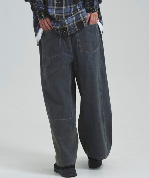 JACKROSE（ジャックローズ）の「JE-フロッキーイージーデニムパンツ（デニムパンツ・メンズ・カーキ/ブラウン・FREE）」の22枚目の写真