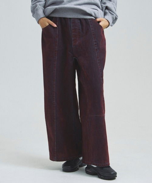 JACKROSE（ジャックローズ）の「JE-フロッキーイージーデニムパンツ（デニムパンツ・メンズ・カーキ/ブラウン・FREE）」の15枚目の写真