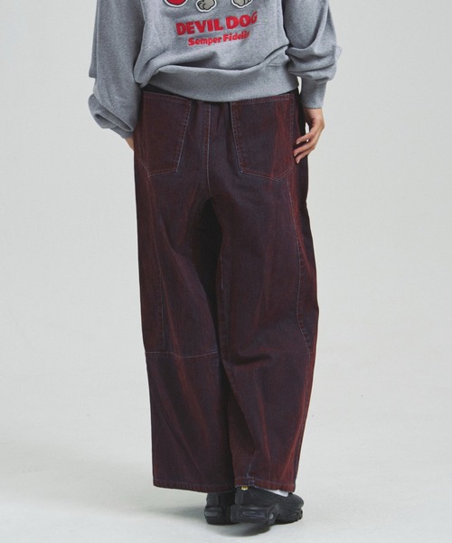 JACKROSE（ジャックローズ）の「JE-フロッキーイージーデニムパンツ（デニムパンツ・メンズ・カーキ/ブラウン・FREE）」の9枚目の写真