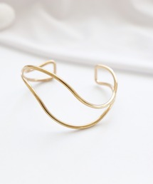 for/c（フォーシー）の「ダブルウェーブバングル【サスティナブル】（ブレスレット）」